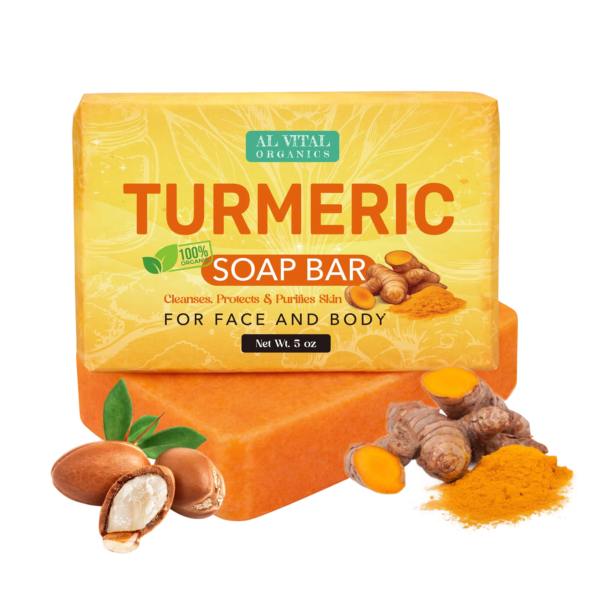 Tumeric Soap 5 oz. Bar - Image 4
